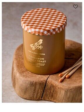 Bath & Body Works Cinnamon Honey Toast Candle - Amber